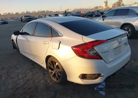 2020 Honda Civic Sport z USA, uszkodzony, nr VIN 2HGFC2F87LH586773